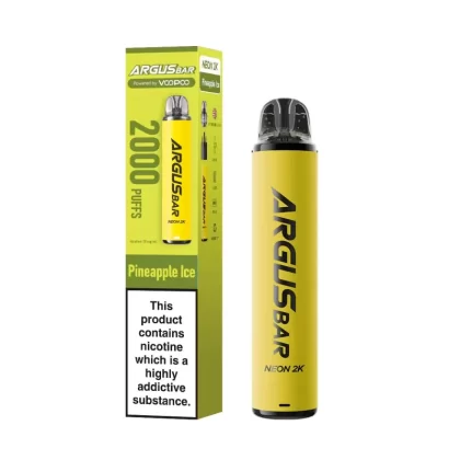 VooPoo Argus Bar Neon 2K Prefilled Pod Kit - Pineapple Ice