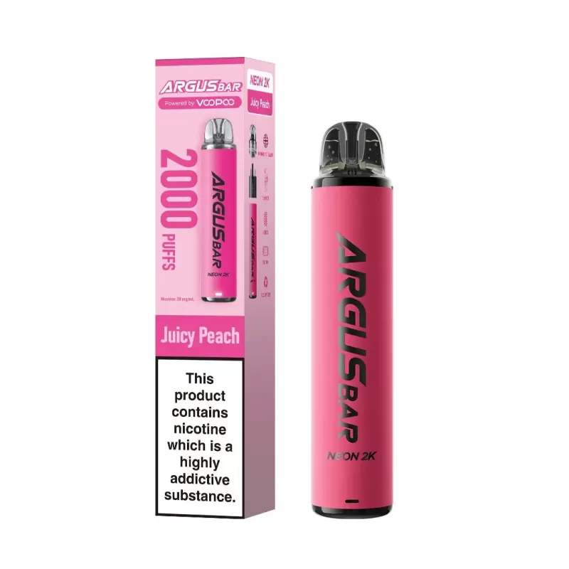 VooPoo Argus Bar Neon 2K Prefilled Pod Kit - Pineapple Ice - Image 2