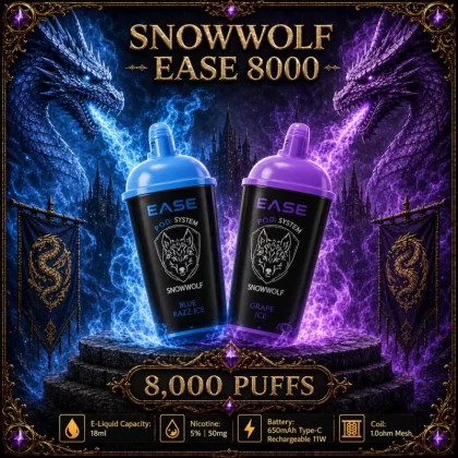 Snowwolf Ease 8000 - Citrus Sunrise / 0% - Vapeciga