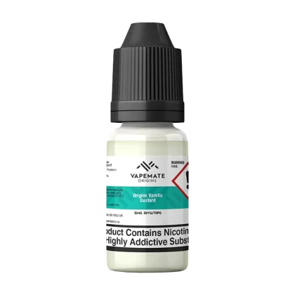 Vapemate Origins Vanilla Custard 10ml - 6mg - Vape Product