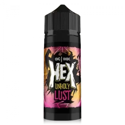 UNHOLY LUST E LIQUID BY HEX 100ML 70VG