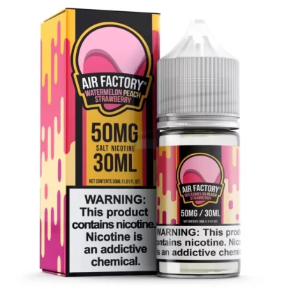 Air Factory Salt Watermelon Peach Strawberry eJuice | 50mg