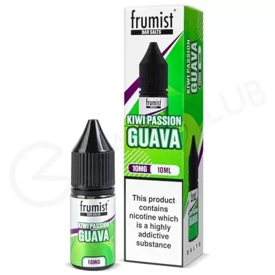 Kiwi Passion Guava E-Liquid by Frumist Bar Salts