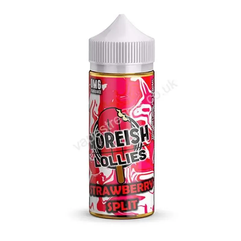 Strawberry Split E-Liquid Shortfill by Moreish Lollies - Vapestreams Co