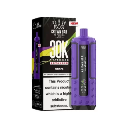 Al Fakher 30K Hypermax Prefilled Pod Kit Grape - Strength#20mg (C63F23)