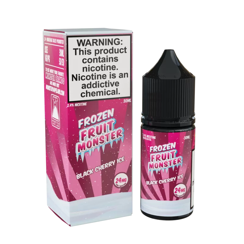 Frozen Fruit Monster Salt - Black Cherry Ice - 30ML E-Liquid - 24MG