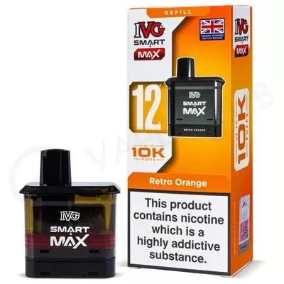 Retro Orange IVG Smart Max Refill Pack - Ecigpremium