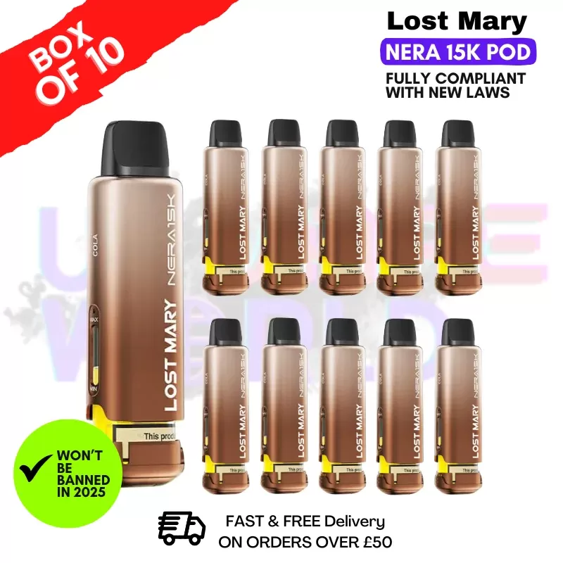 Cola Lost Mary Nera15K REFIL Box OF 10