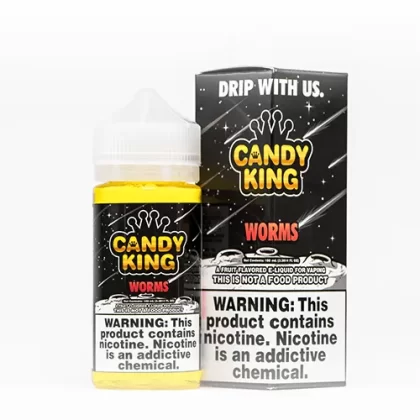 Candy King Worms 100ml Vape Juice - Eightvape