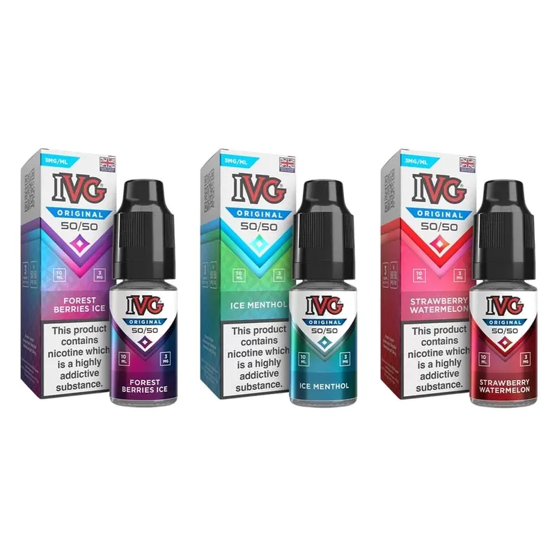 IVG ORIGINAL 50/50 NIC SALT E-LIQUIDS