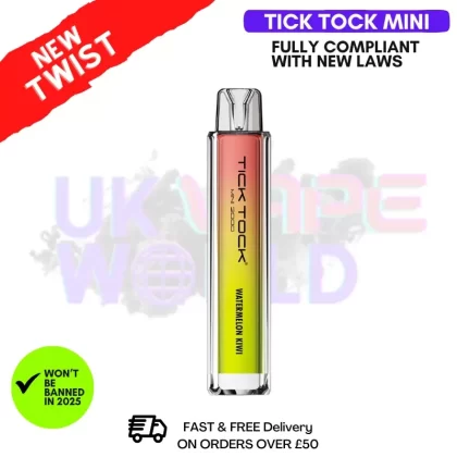 Watermelon Kiwi Tick Tock Mini 2000 Puff Kit