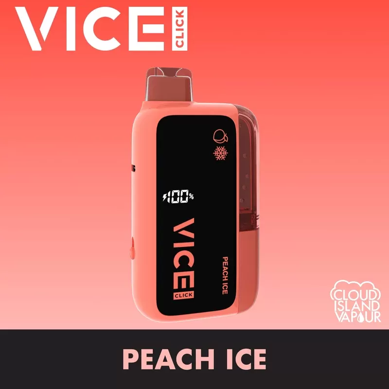 VICE CLICK Disposable Vape – Peach Ice