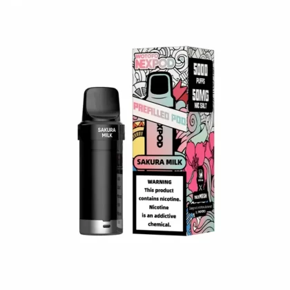 nexPOD 50mg Replacement Pod – 5,000 Puffs - Blue Razz Lemonade, Cherry Dragon Fruit; Vape Product (2B6618)