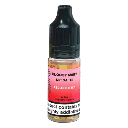 Bloody Mary Red Apple Ice Nic Salt Vape Juice