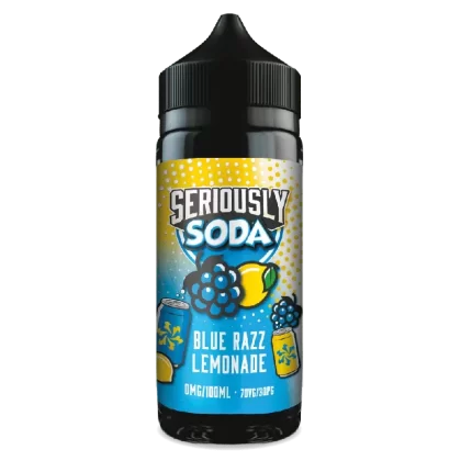 Doozy Seriously Soda 100ml E-Liquid Shortfill Blue Razz Lemonade - Vape Product