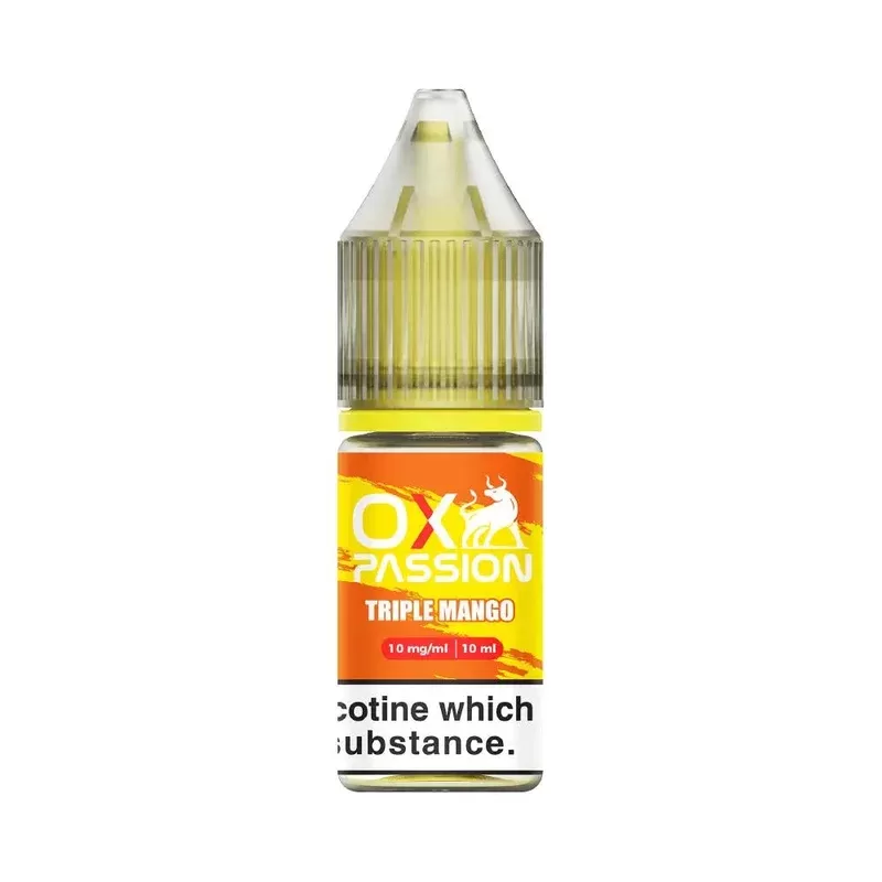 OXVA OX Passion Triple Mango E Liquid 10ml - Nicotine Strength#20mg>10mg