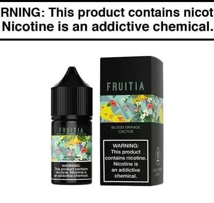 BLOOD ORANGE CACTUS BY FRUITIA SALTS 30ML - Vapejuice