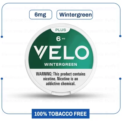 Buy Velo Plus Wintergreen 6MG Nicotine Pouch Online - Ejuicewarehouse