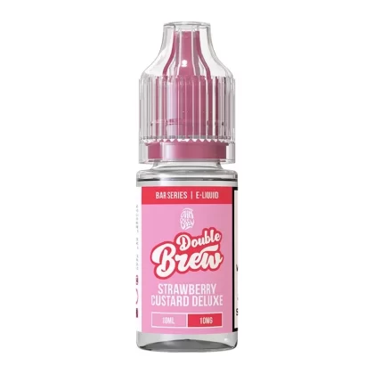 Strawberry Custard Deluxe By Double Brew 10ml - Nicotine Strength#5mg (Salt)>10mg (Salt)>20mg (Salt) (D7A1E1)