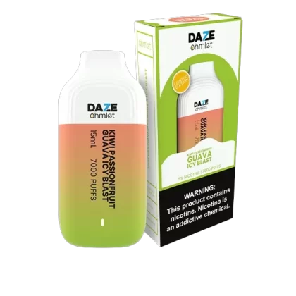 Kiwi Passionfruit Guava Icy Blast by Ohmlet Disposables 7000