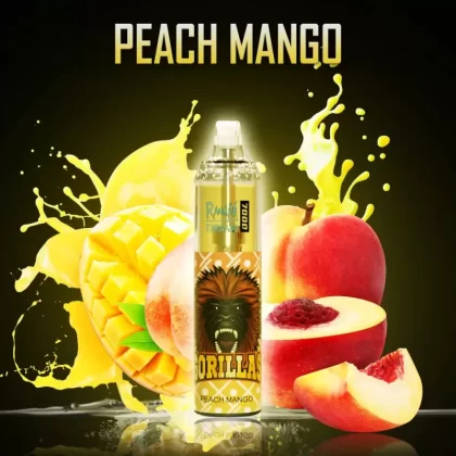 FUMOT Peach mango Randm Tornado 7000 Puff Bar R and M Pack Of 10 Vape Pen