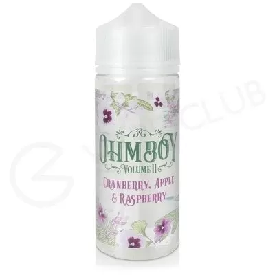 Cranberry, Apple & Raspberry Shortfill E-Liquid by Ohm Boy Volume II 100ml
