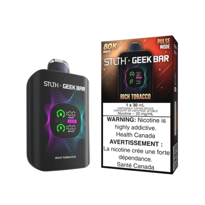 STLTH x GEEK BAR - Rich Tobacco - 20 mg/mL (wholeseller) - Excise ON, 20 mg/mL (wholeseller) - Excise AB (B62B8A)
