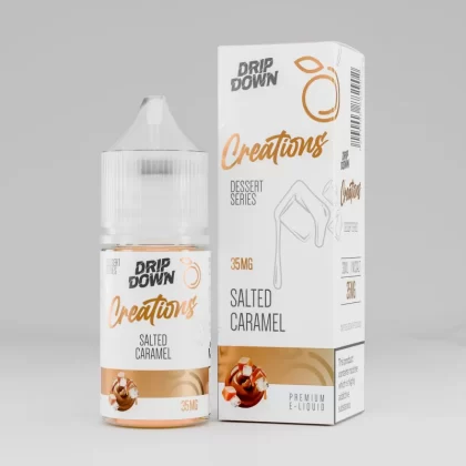 Drip Down Dessert Series – Salted Caramel 30ml (35/50Mg) - Vape Product, Vape Product