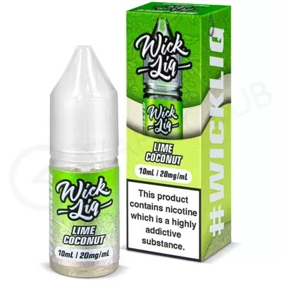 Lime Coconut Nic Salt E-Liquid by Wick Liq Bar Juice