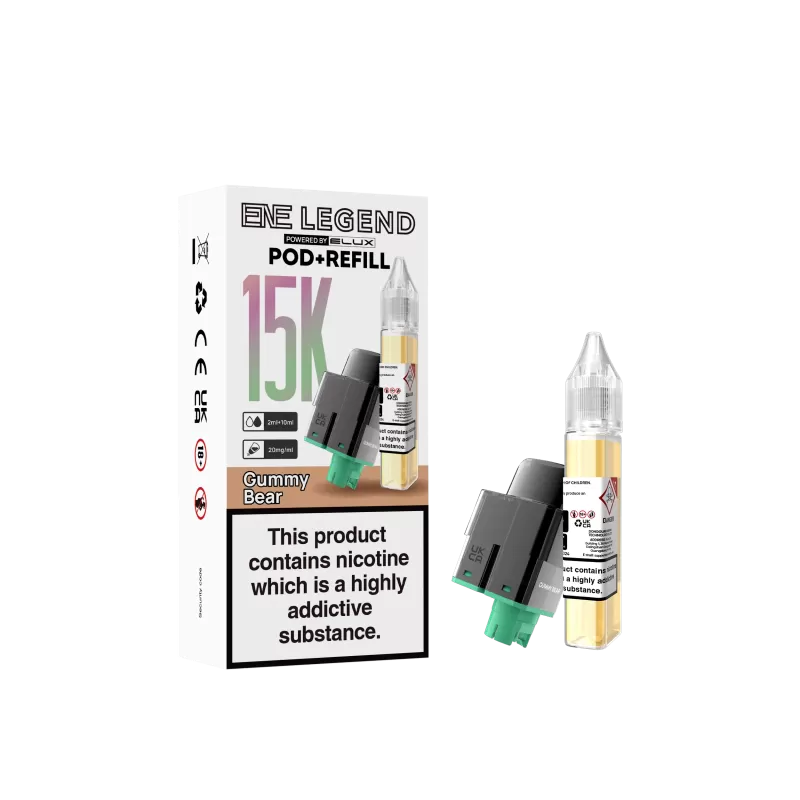 Elux ENE Legend 15K Prefilled Pods - Strawberry Kiwi - Image 3