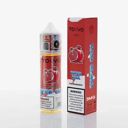 Tokyo Super Cool – Pomegranate 60ml (3/6mg) - Vape Product, Vape Product