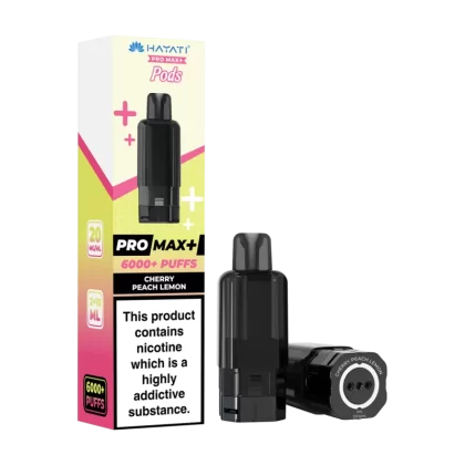 Cherry Peach Lemon Hayati Pro Max+ Refill Pack - 20mg - Vape Product (3AFB2C)