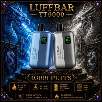 LUFFBAR TT9000 - Cinnamon Funnel Cake (BLK Series)