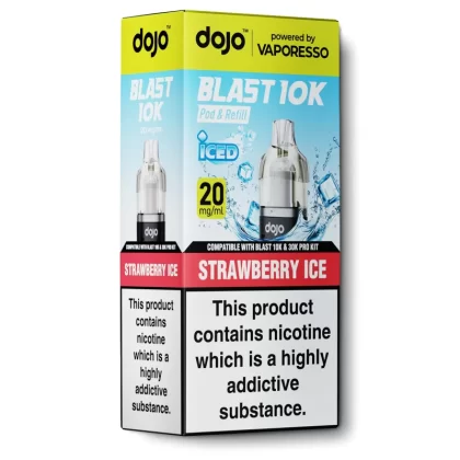 Strawberry Ice Pod & Refill by Dojo Blast 10k - 20 mg/ml