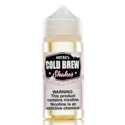 Stawberi & Cream by Nitro's Cold Brew Shakes 100ML - 6MG