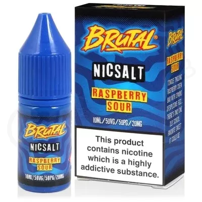Raspberry Sour Nic Salt E-Liquid by Brutal