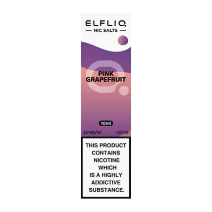 Elf Bar ElfLiq Pink Grapefruit Nic Salt Vape Juice 10ml