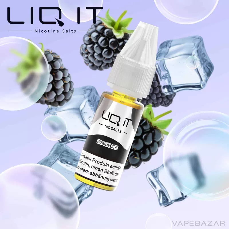 Lovesticks LIQ IT Liquid – Black Ice - 20mg/ml, Nikotinfrei; Brombeere