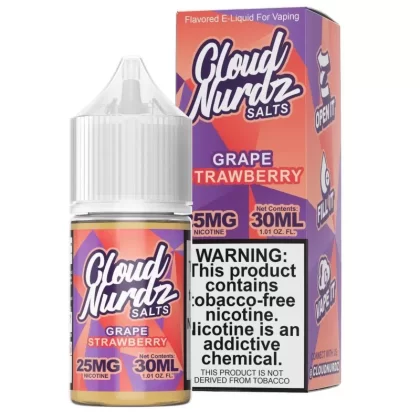 Grape Strawberry by Cloud Nurdz TFN Salts 30mL - 25MG