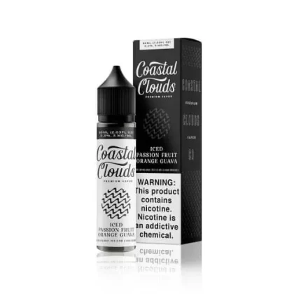 Coastal Clouds E-Liquid Iced Passion Fruit Orange Guava 60mL - Vape Product; Vape Product, Vape Product