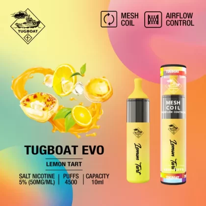 TUGBOAT EVO 4500 PUFFS – LEMON TART