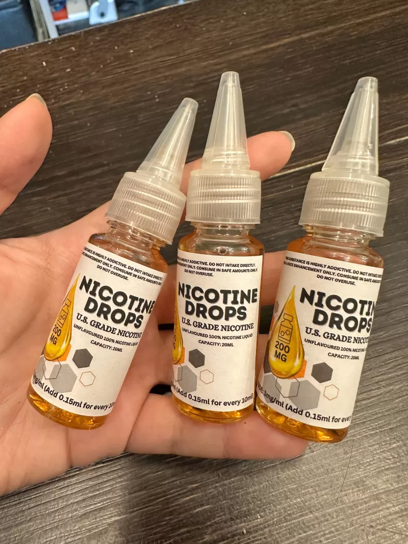 Nicotine Drops 200mg US Premium Based - Image 2