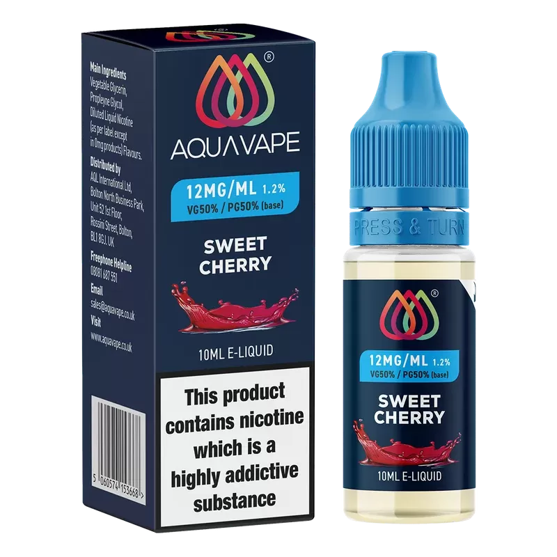 Sweet Cherry E-Liquid by Aquavape – 10ml
