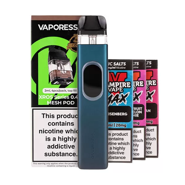 Vaporesso XROS 6 Pod Kit Bundle - Cosmic Black / 1.2ohm