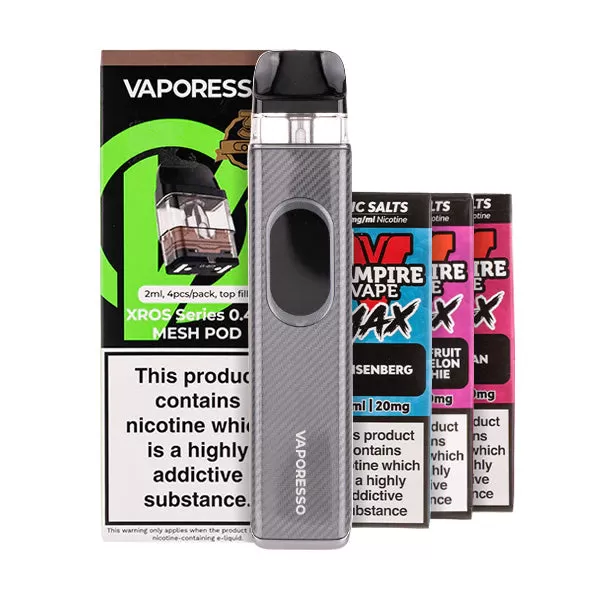 Vaporesso XROS 6 Pod Kit Bundle - Cosmic Black / 1.2ohm - Image 3