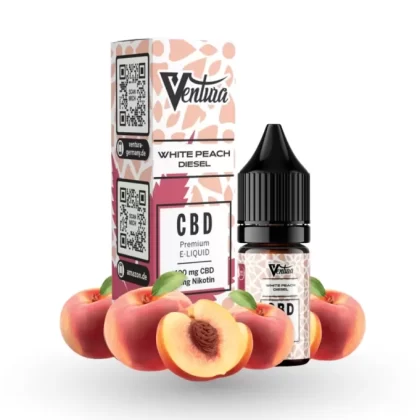 Ventura CBD Liquid 600mg – White Peach Diesel