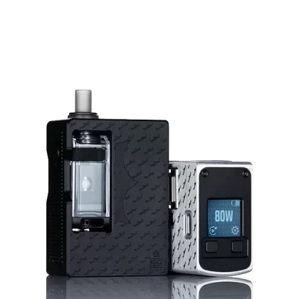 Vaperz Cloud x MNCH XR-80 DNA80C Boro Kit - Raw Silver/Black