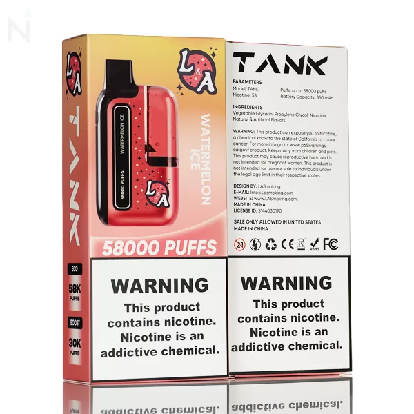 L&A Tank Disposable Vape - Image 3