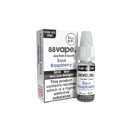 88Vape Sour Raspberry 10Ml E-Liquid