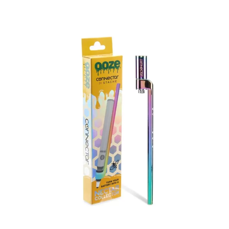 Ooze x Stache ConNectar – 510 Thread Dab Straw Vape Pen Attachment - Discountvapepen - Image 2